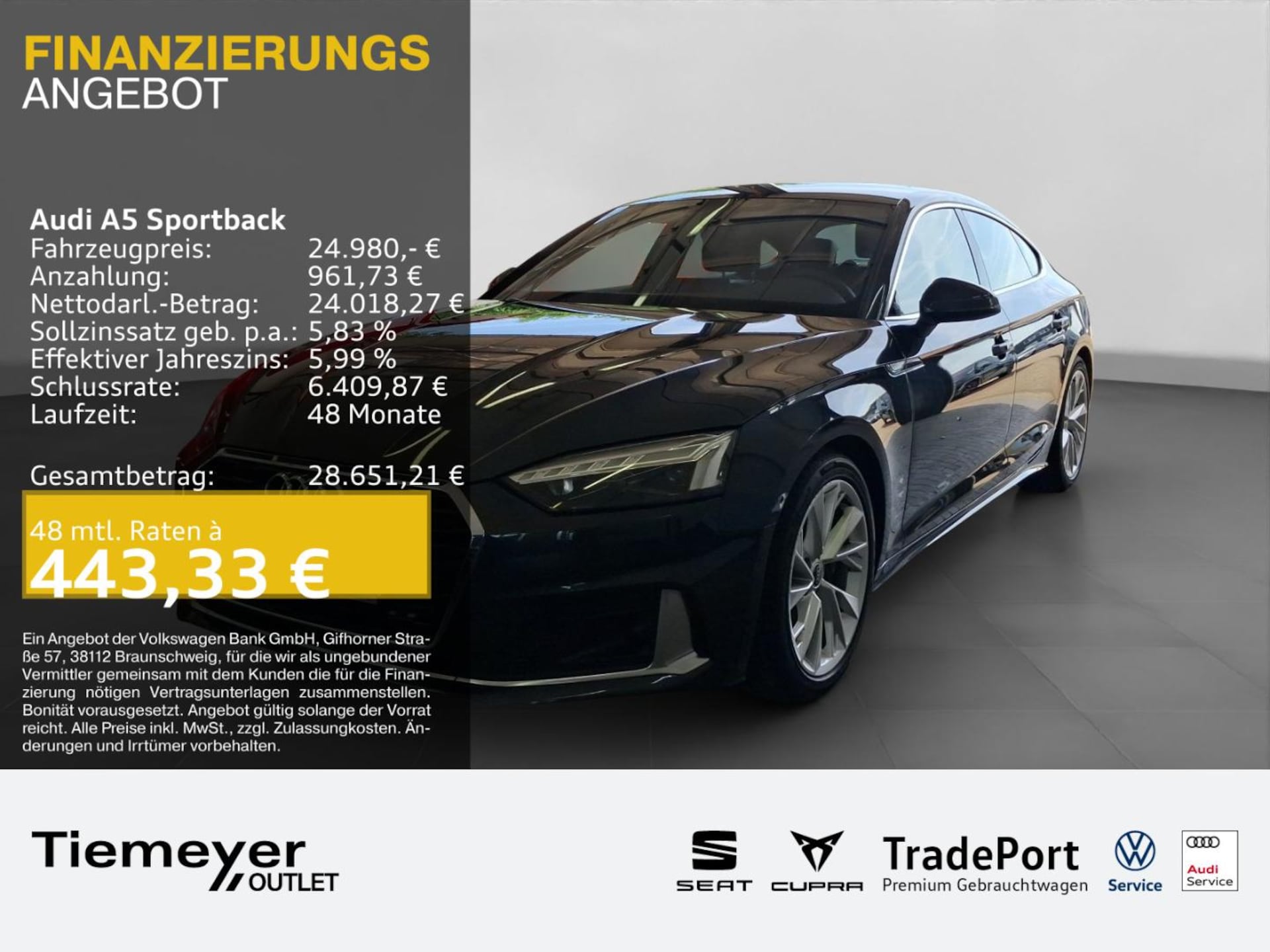 Audi A5 Sportback Advanced