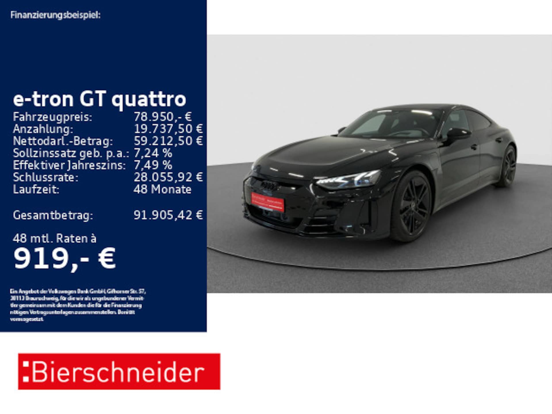 Audi e-tron GT quattro