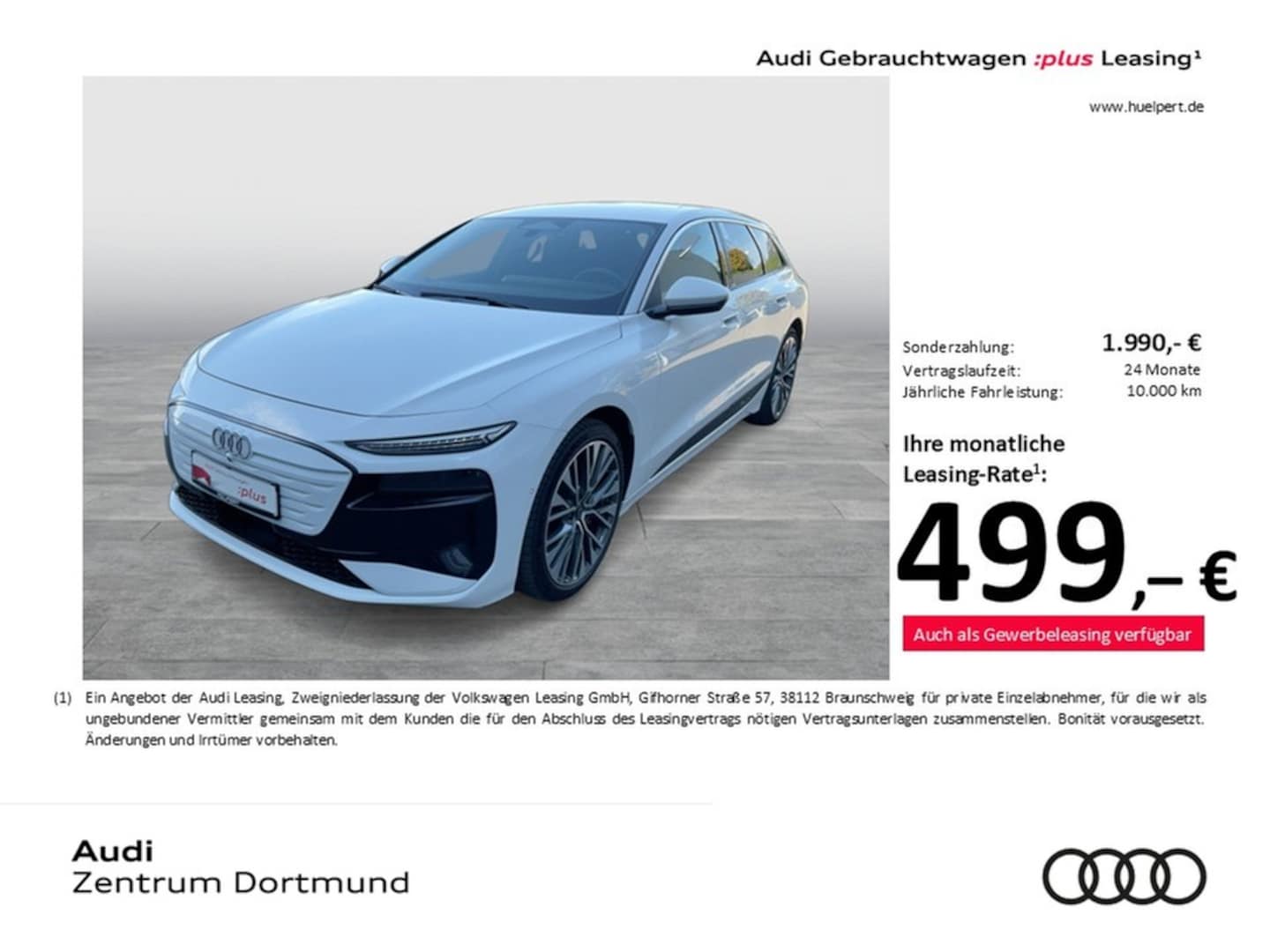 Bild über Audi A6 Avant e-tron e-tron quattro - für weitere Informationen kontaktieren Sie den Audi Partner