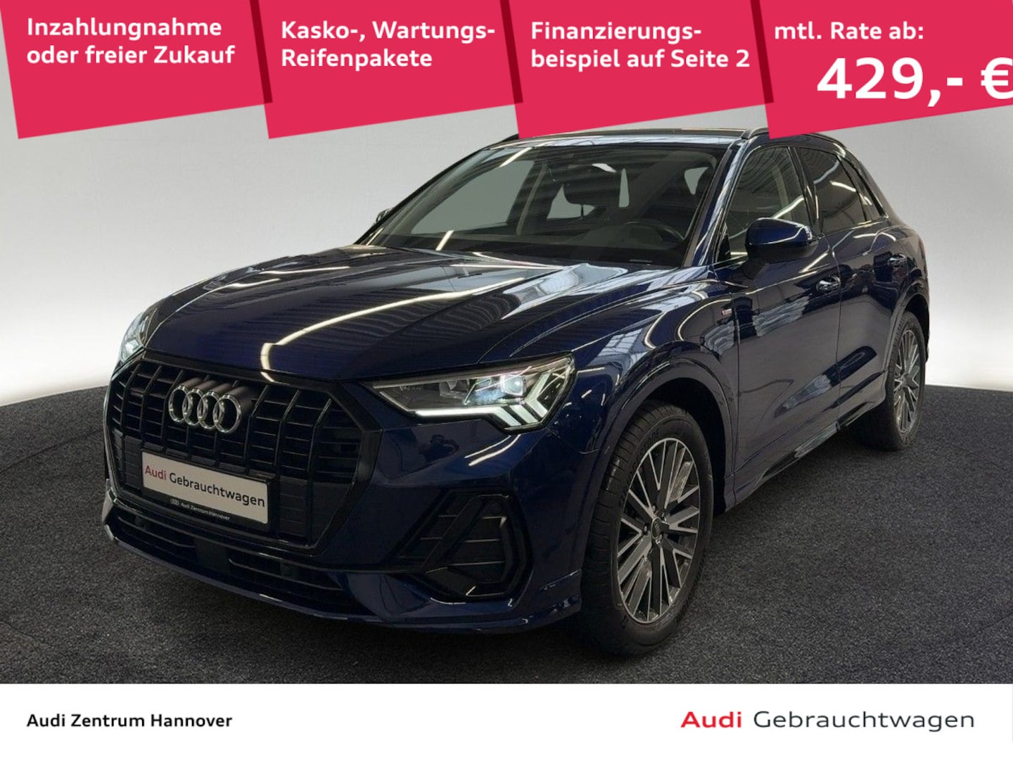 Bild über Audi Q3 S line 40 TFSI quattro S tronic - für weitere Informationen kontaktieren Sie den Audi Partner