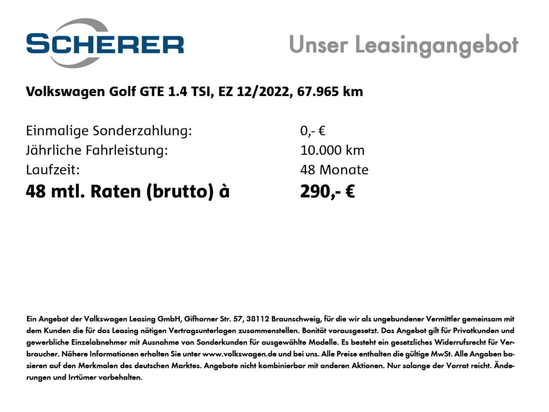 Volkswagen Golf GTE