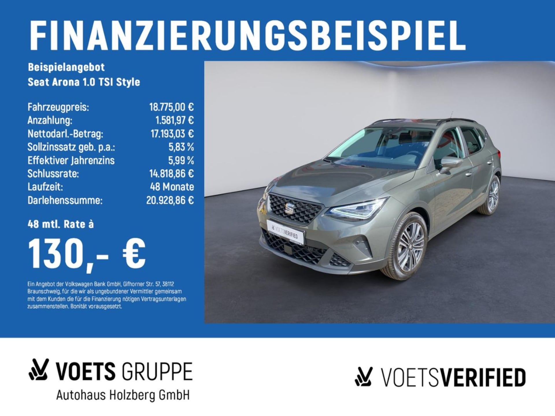 Seat Arona — SEAT Arona Arona 1.0 TSI Style ACC+RFK+FullLink