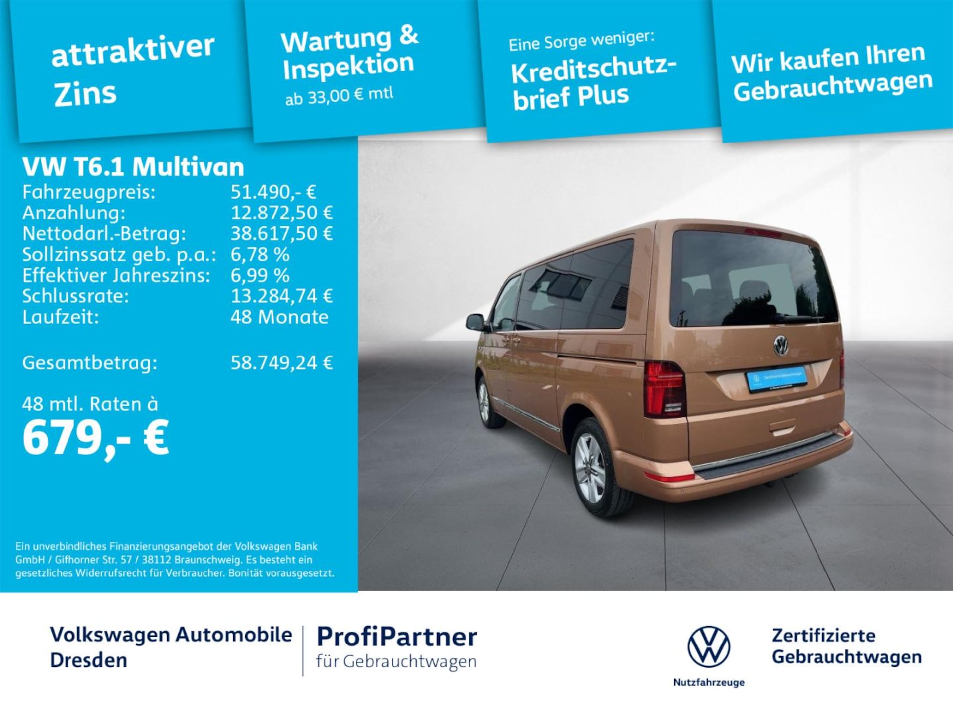 Volkswagen T6.1 Multivan Comfortline