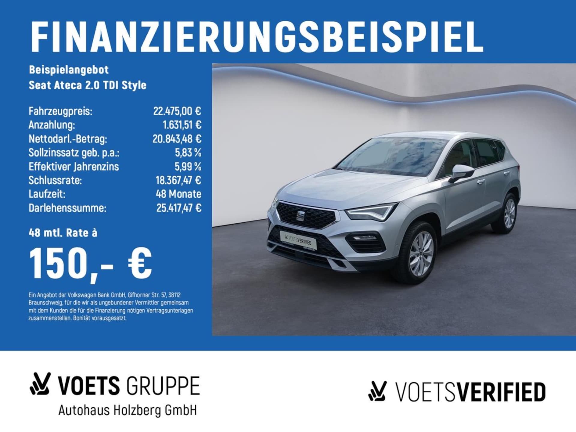 Seat Ateca — SEAT Ateca Ateca 2.0 TDI Style AHK+ACC+Carplay