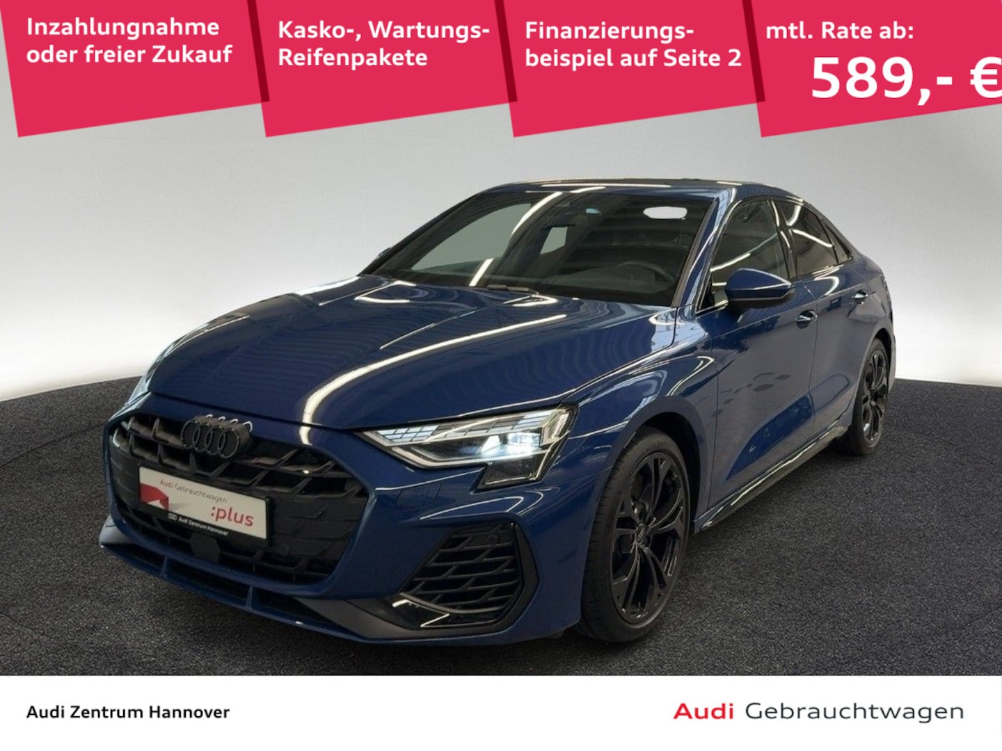 Bild über Audi S3 Limousine TFSI quattro S tronic - für weitere Informationen kontaktieren Sie den Audi Partner