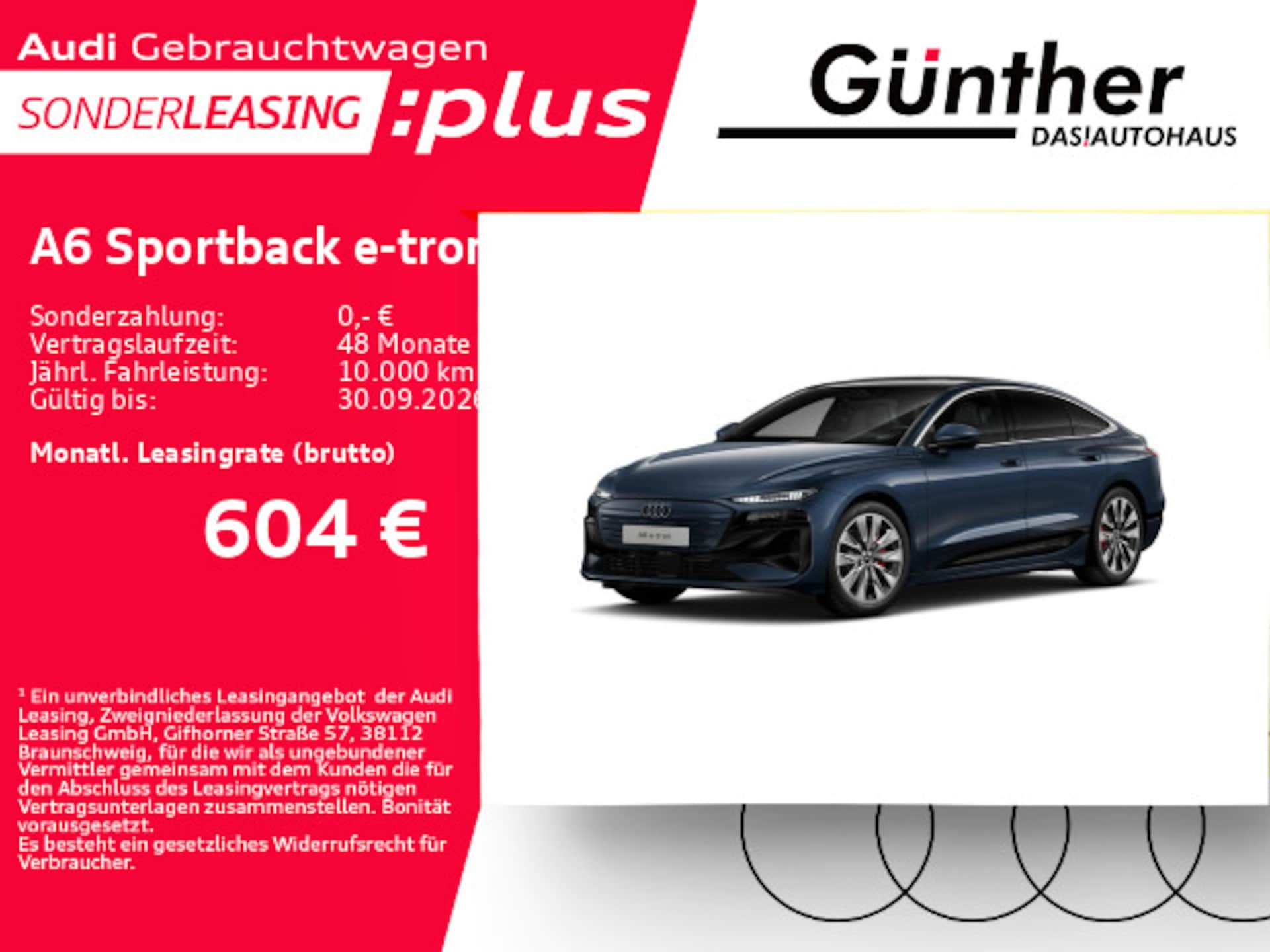 Audi A6 Sportback e-tron