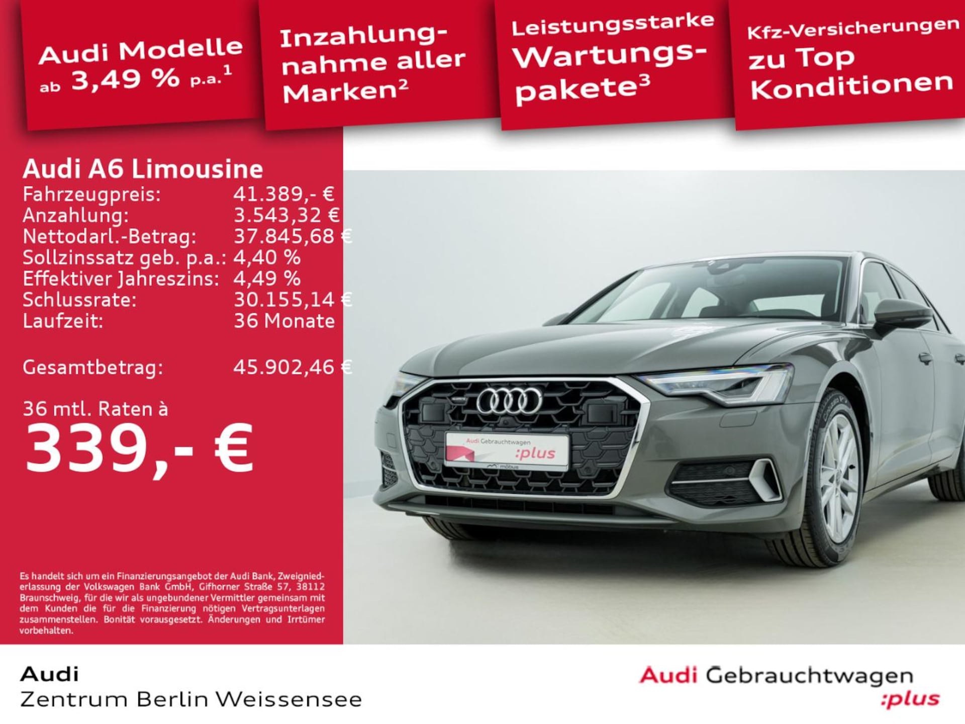 Audi A6 Limousine advanced