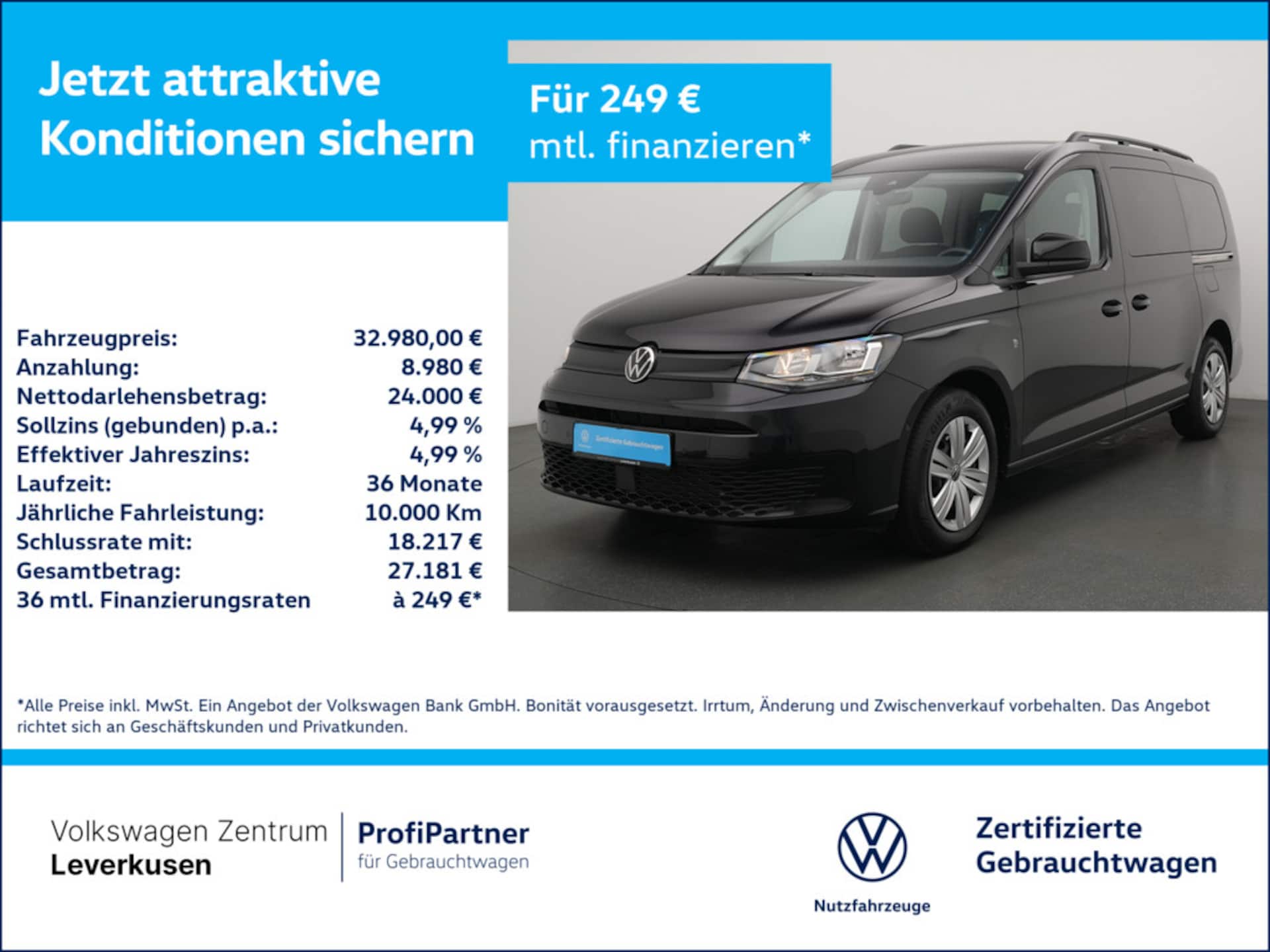 Volkswagen Caddy Maxi Basis-Modell