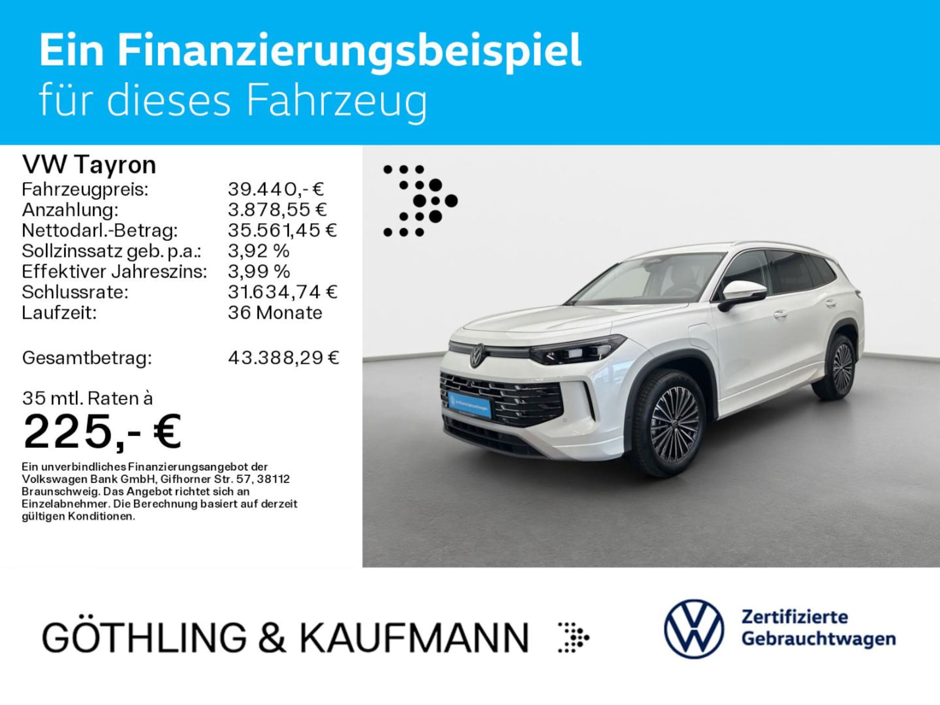 Volkswagen Tayron Elegance