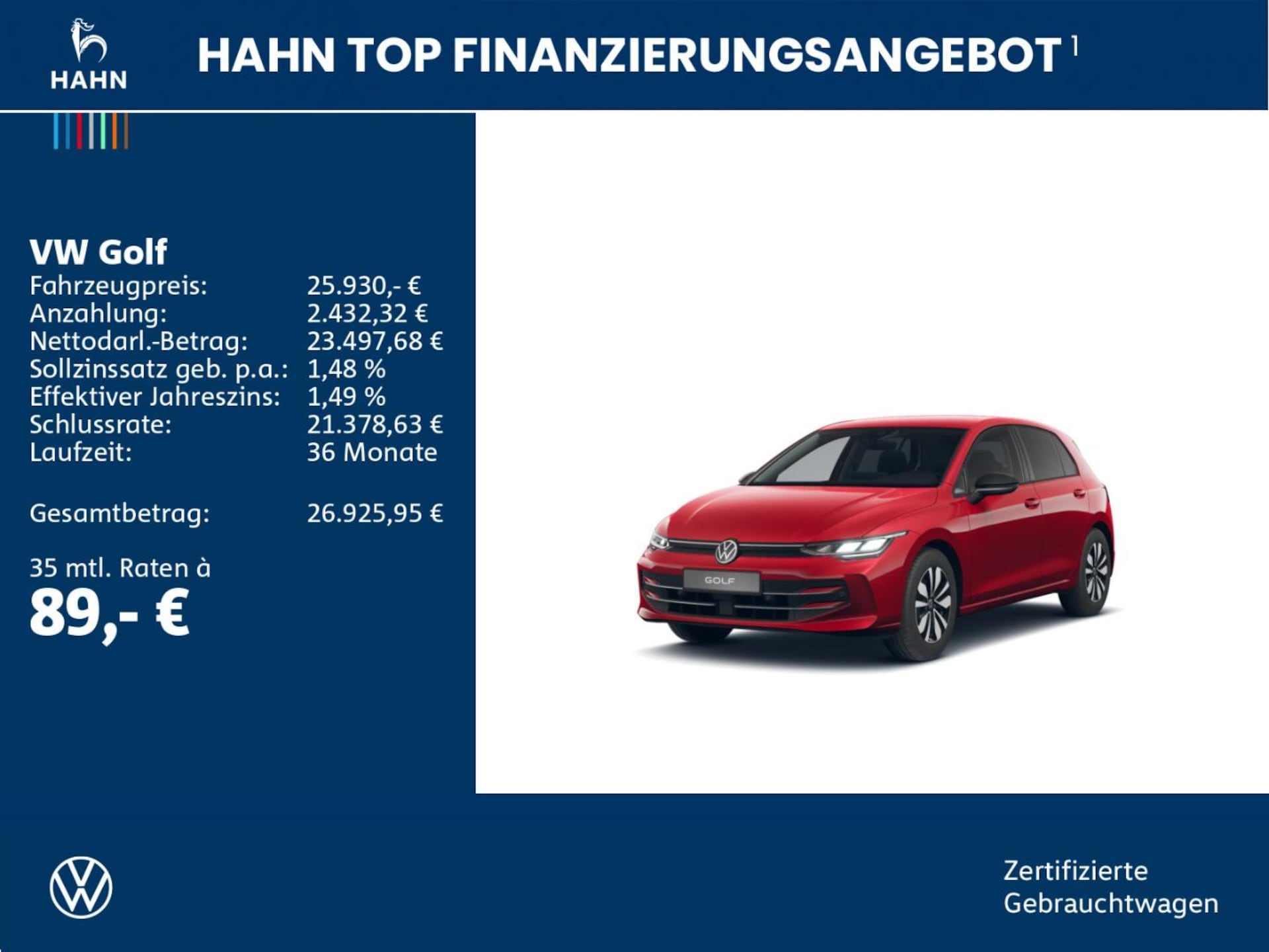 Volkswagen Golf Goal