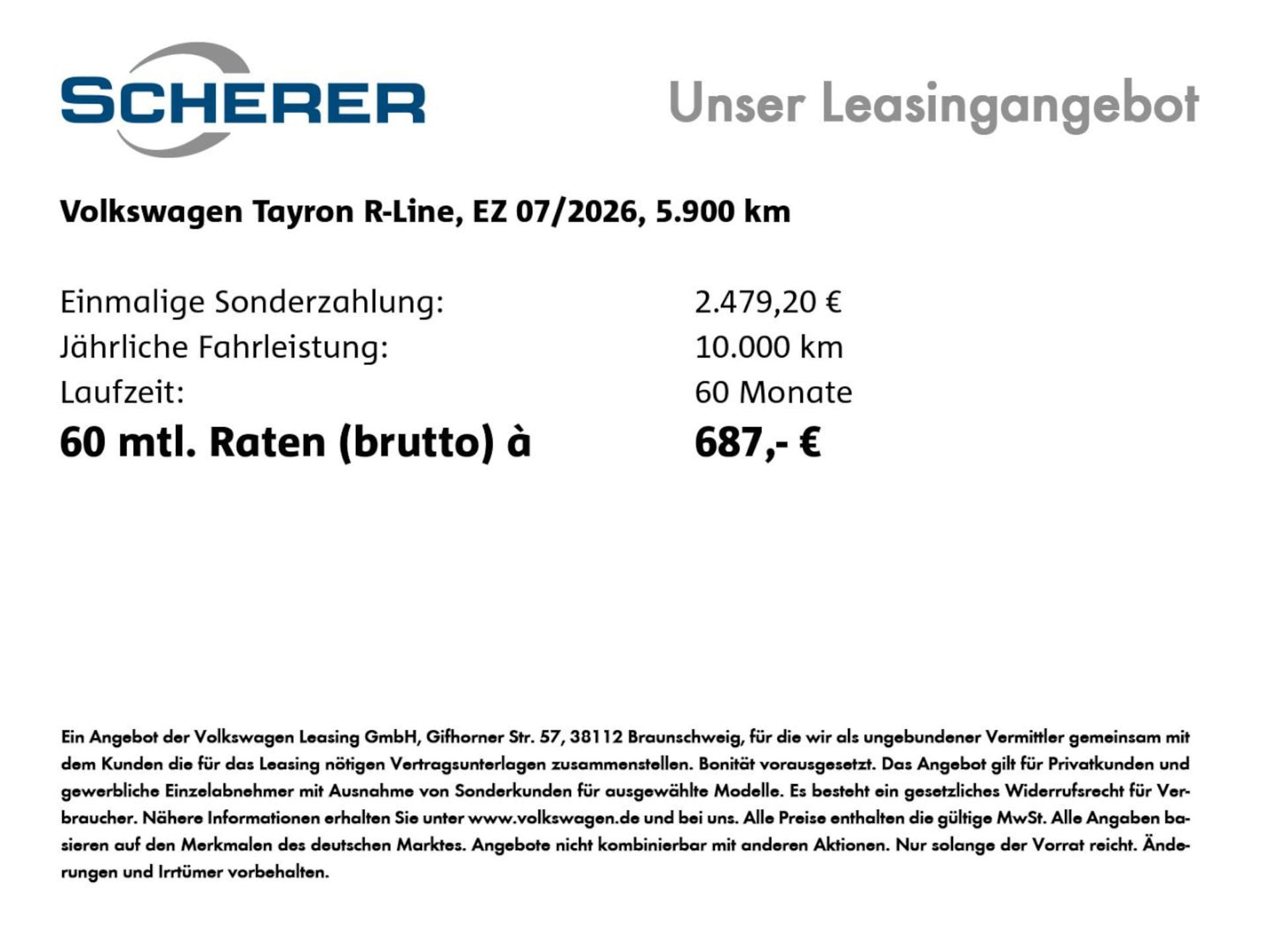 Volkswagen Tayron R-Line