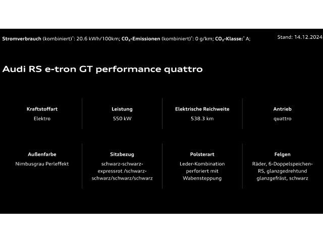 Image about Audi RS e-tron GT performance e-tron quattro