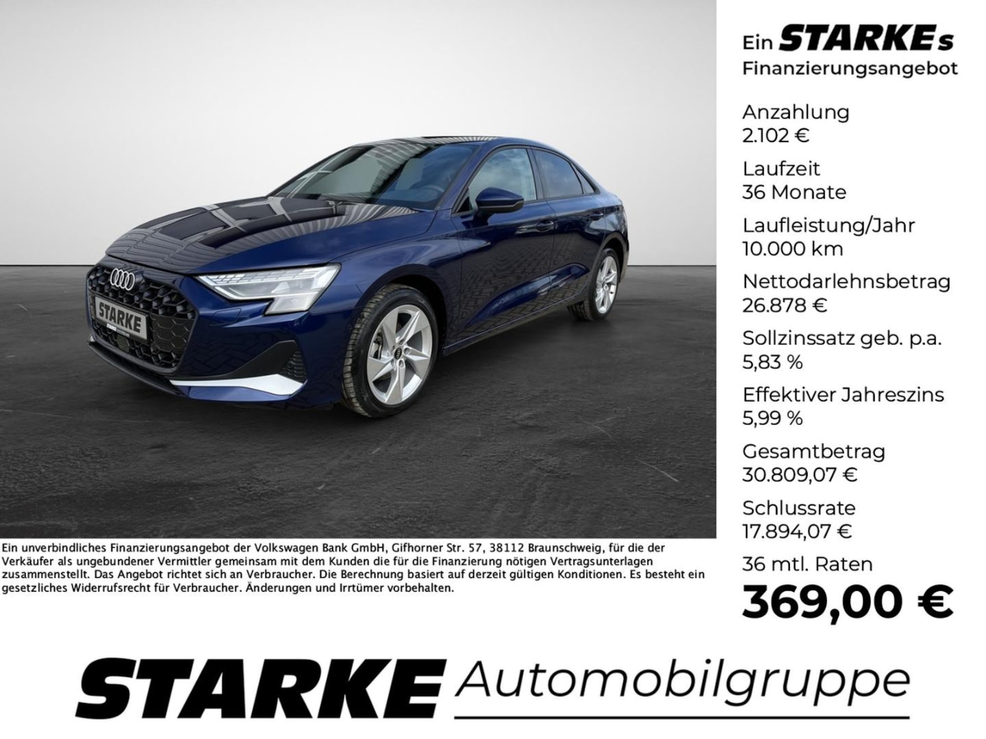 Audi A3 Limousine advanced