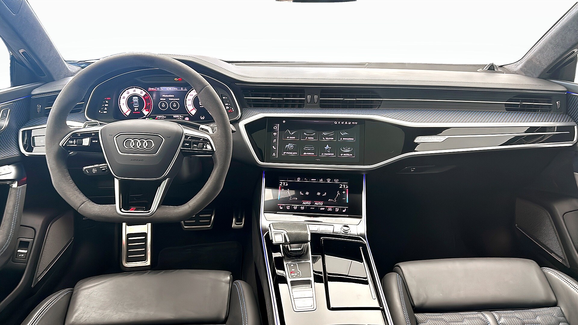 Bild som visar&nbsp;Audi RS 7 Sportback&nbsp;RS 7 Sportback performance 630 hk tiptronic - för mer information kontakta din Audi Partner