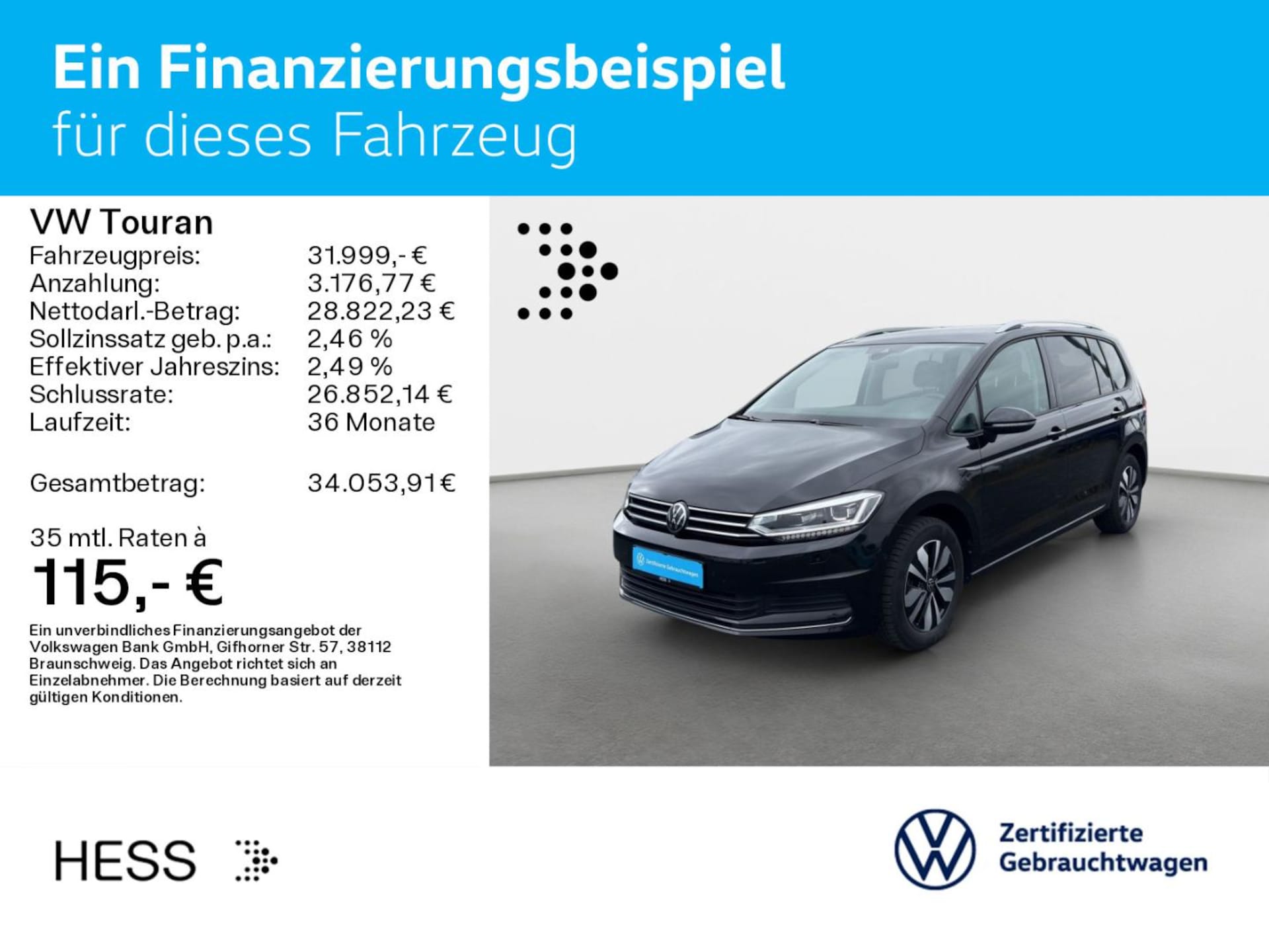 Volkswagen Touran Comfortline