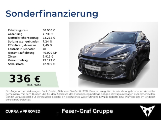 CUPRA Terramar 1.5 eTSI DSG Navi HUD ACC Kamera Kessy (DKT5064119)