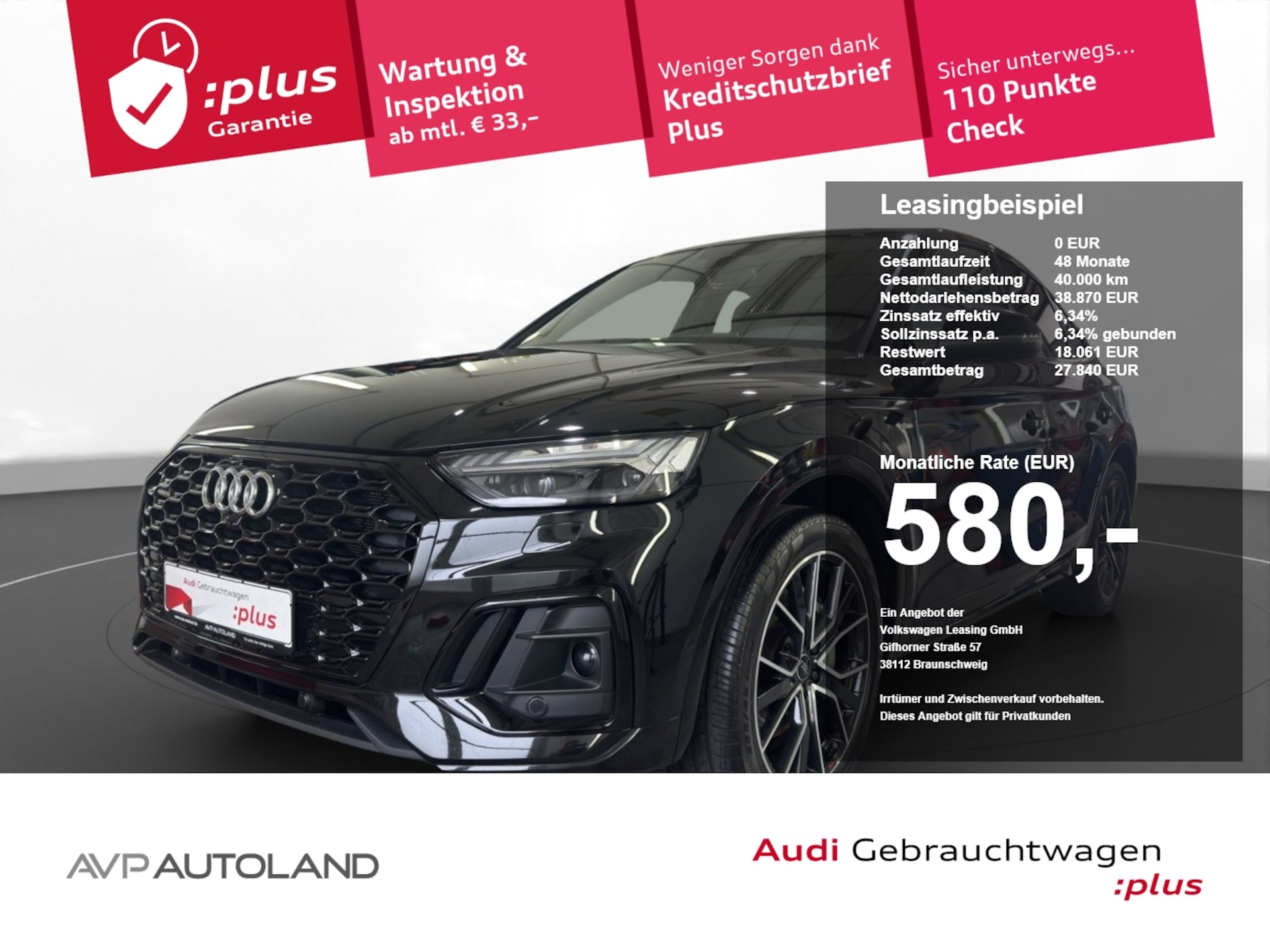 Audi Q5 Sportback TFSI e S line