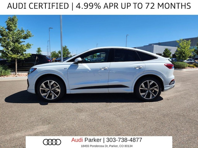 Used 2024 Audi Q4 Sportback e-tron Premium Plus with VIN WA13UBFZ9RP075684 for sale in Parker, CO