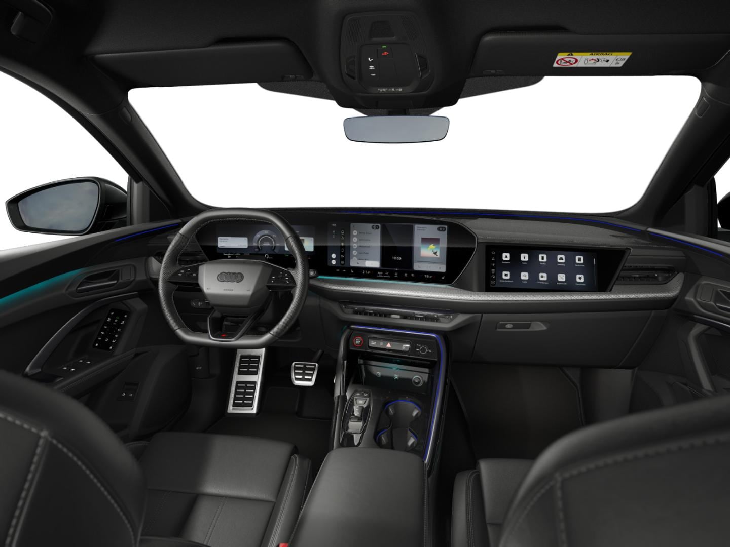 Bild über Audi Q5 Sportback e-hybrid edition one mit Akzenten mythosschwarz e-hybrid quattro 270 kW S tronic - für weitere Informationen kontaktieren Sie den Audi Partner