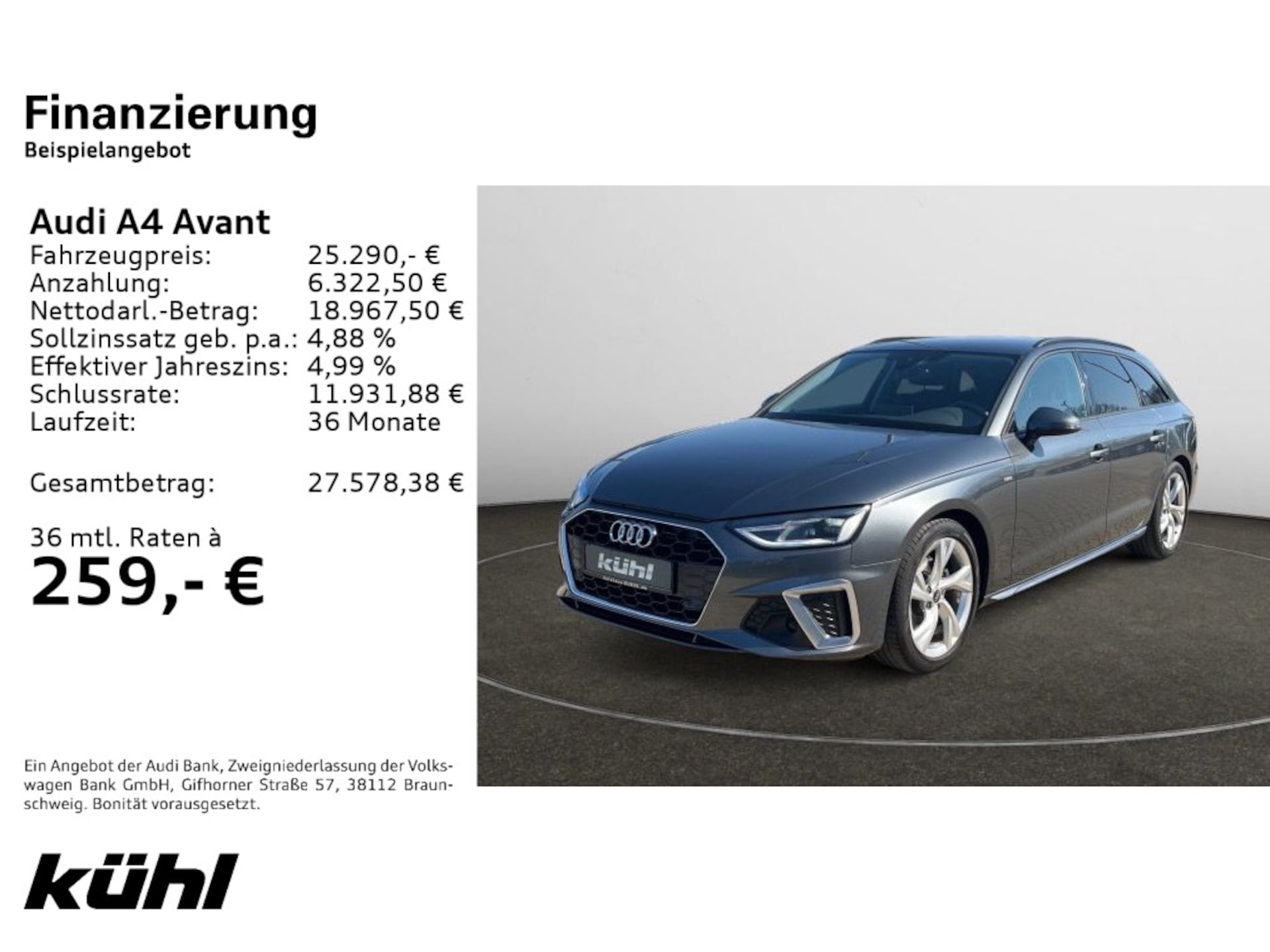 Audi A4 Avant S line