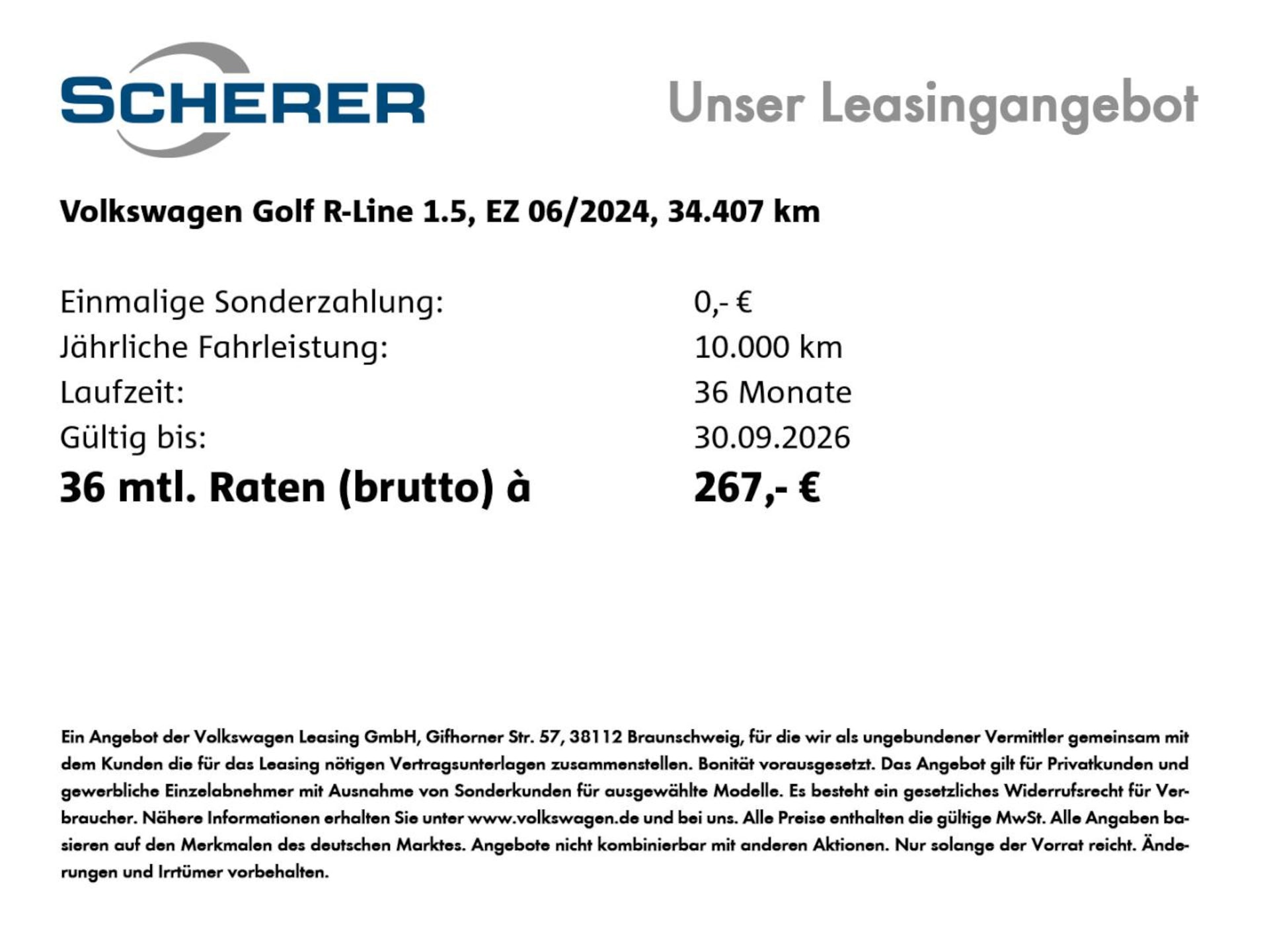 Volkswagen Golf R-Line