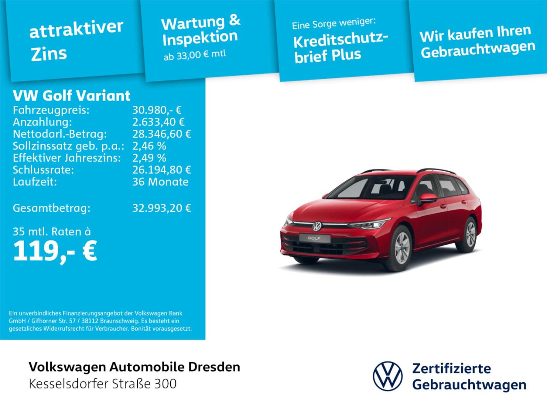 Volkswagen Golf Variant Life