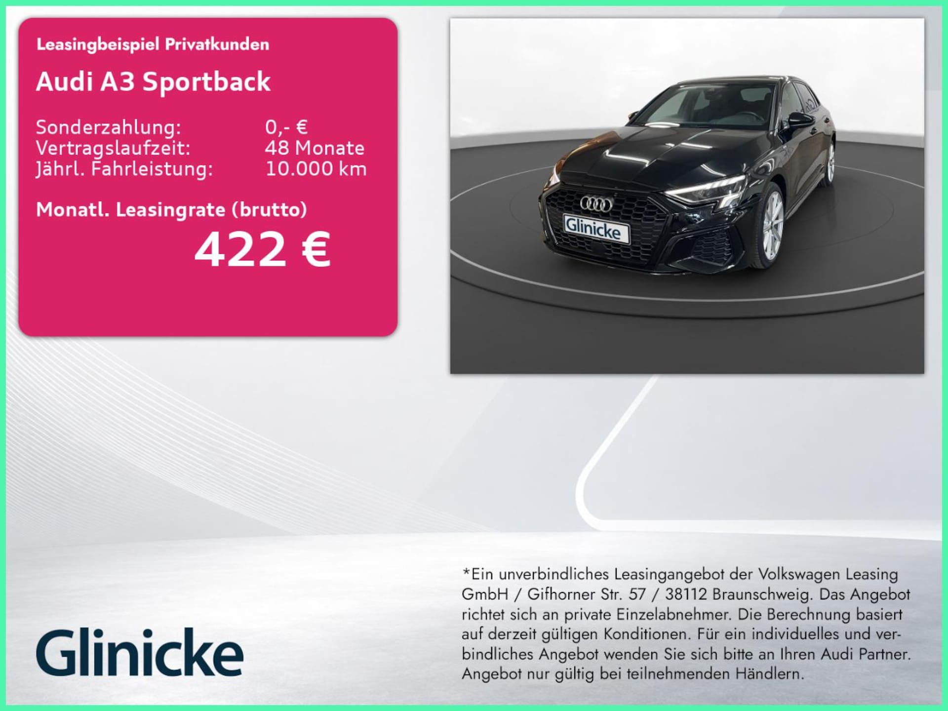 Audi A3 Sportback TFSI e S line