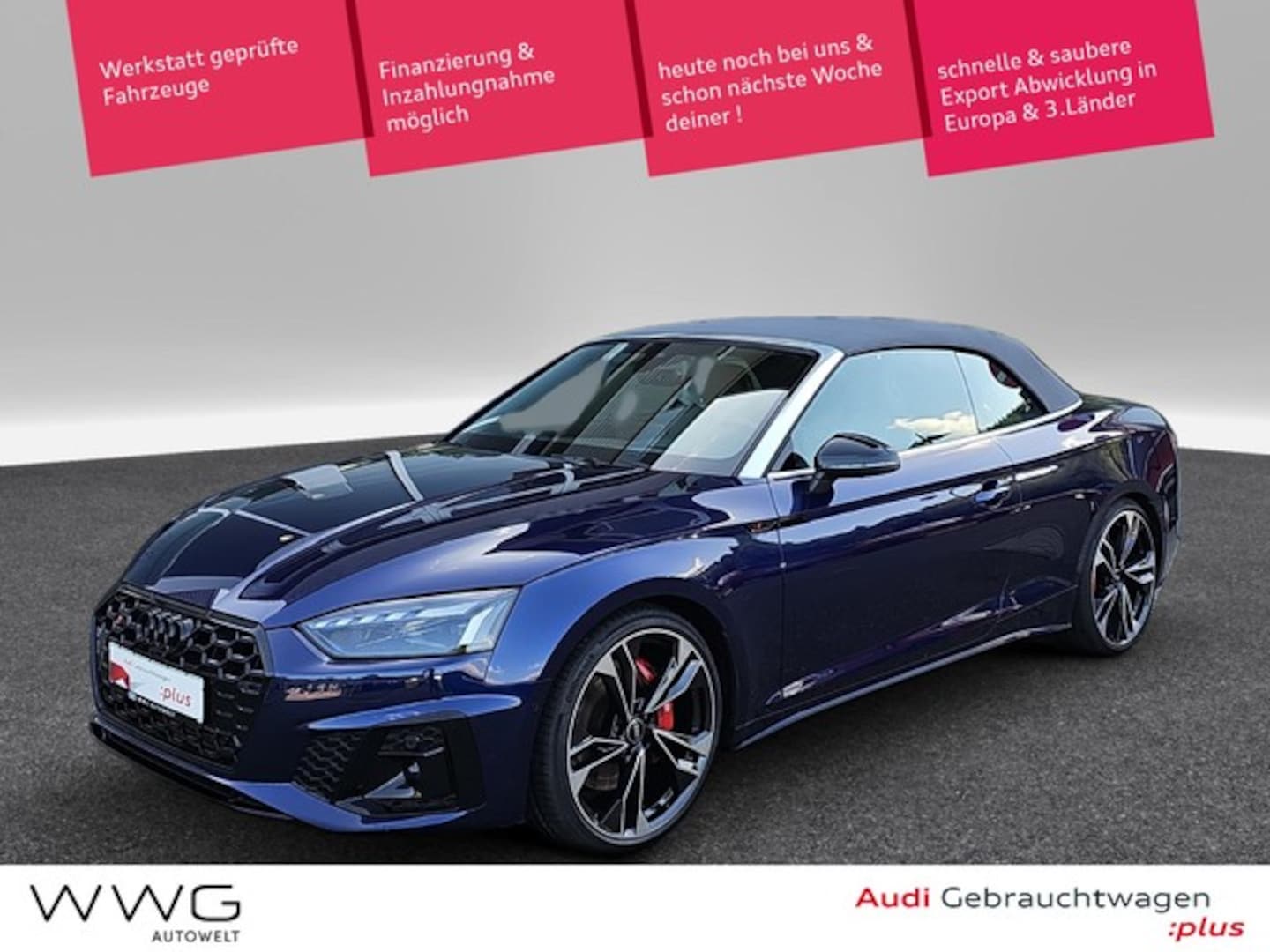 Bild über Audi S5 Cabriolet TFSI quattro tiptronic - für weitere Informationen kontaktieren Sie den Audi Partner