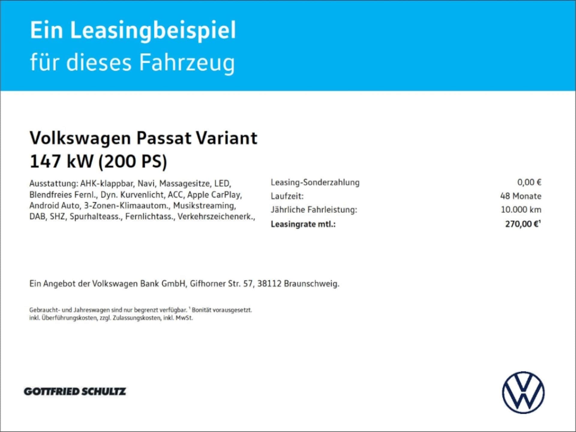 Volkswagen Passat Variant Elegance