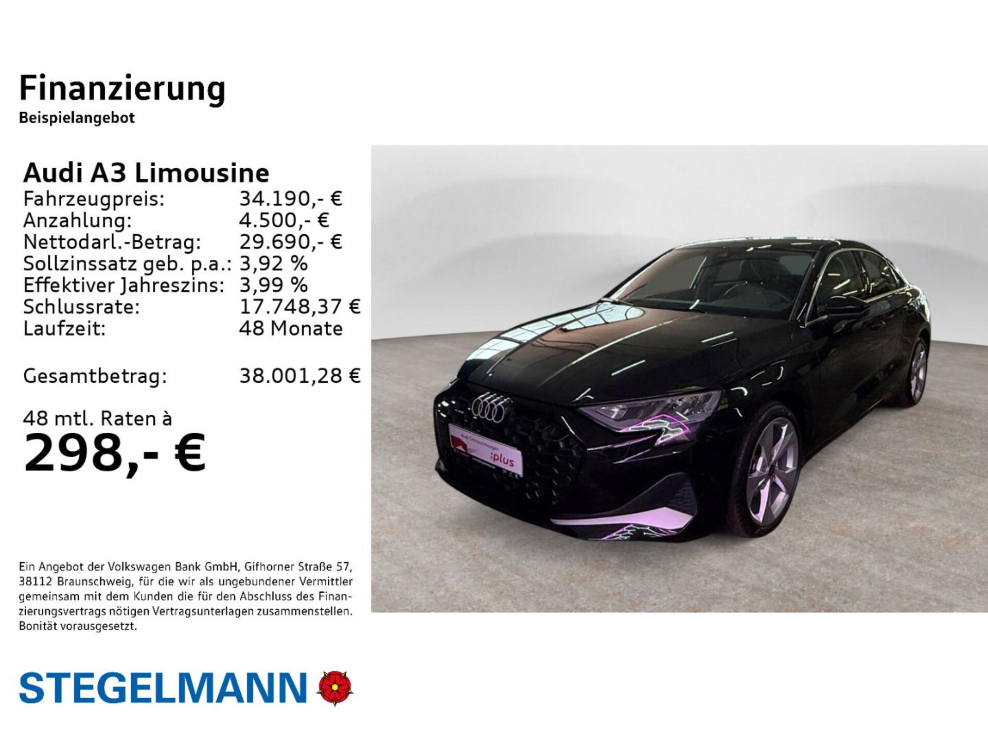 Audi A3 Limousine advanced
