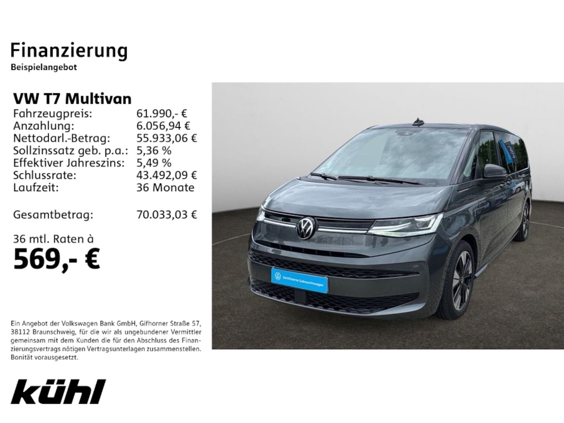 Volkswagen Multivan Langversion Life