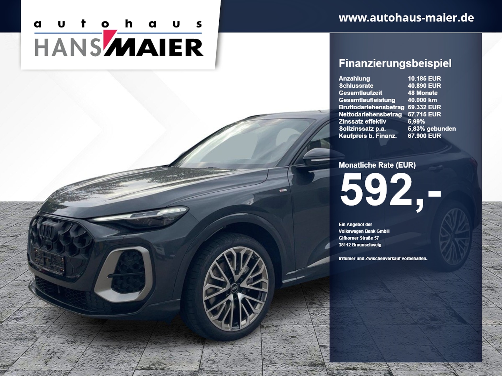 Audi Q5 Sportback edition one