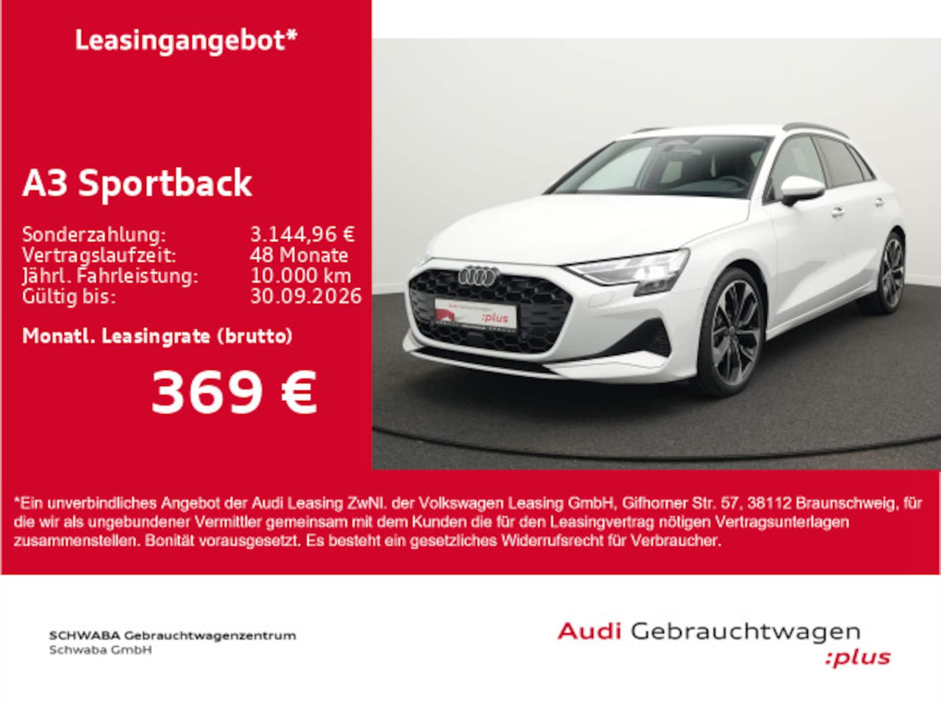 Audi A3 Sportback Advanced
