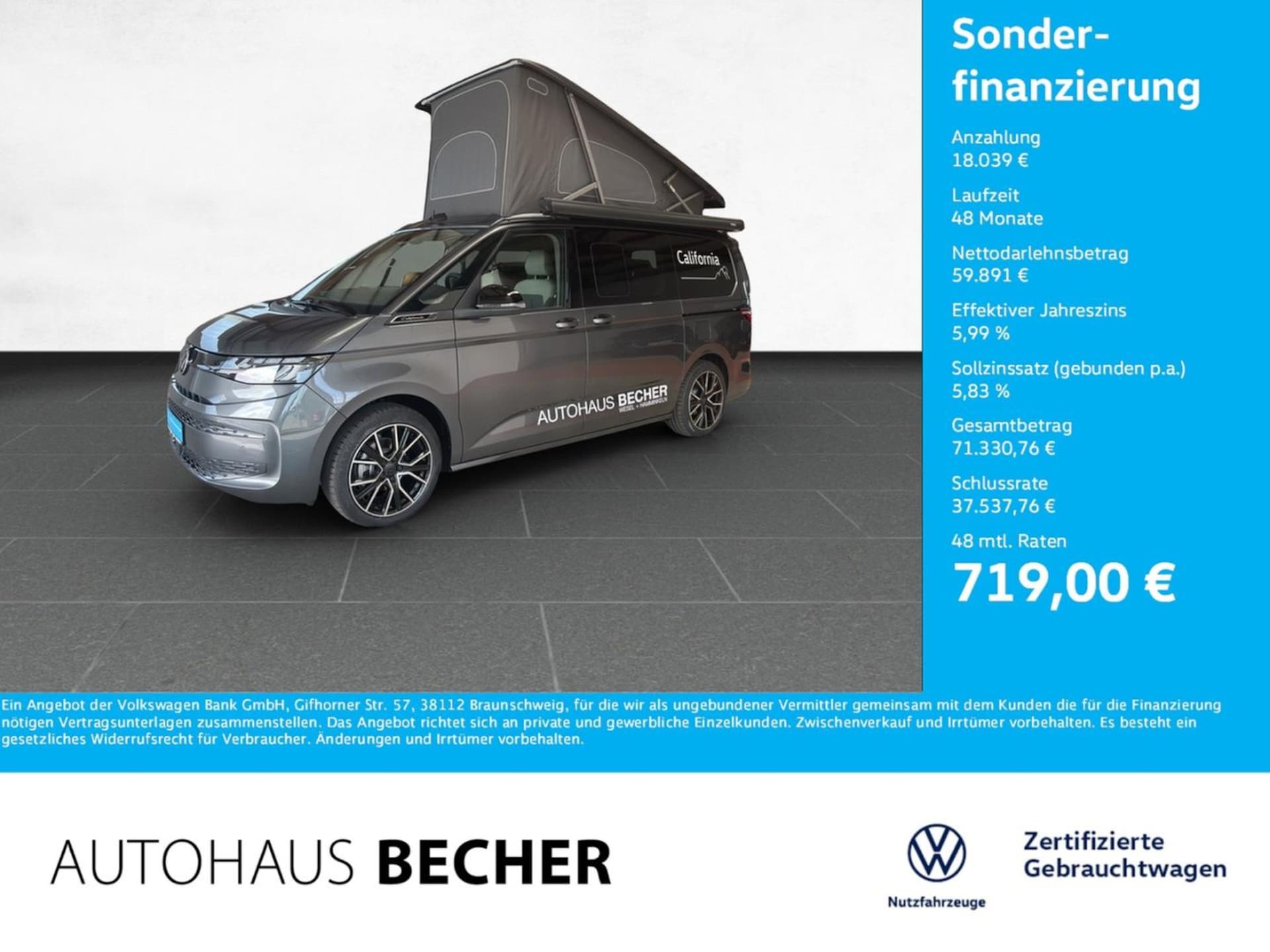 Volkswagen California Beach Camper