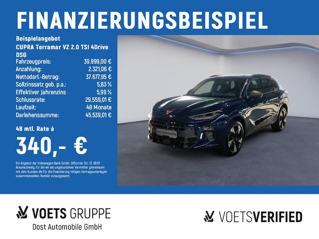 CUPRA Terramar VZ 2.0 TSI 4Drive DSG NAVI+PDC+SHZ+LED (2049)