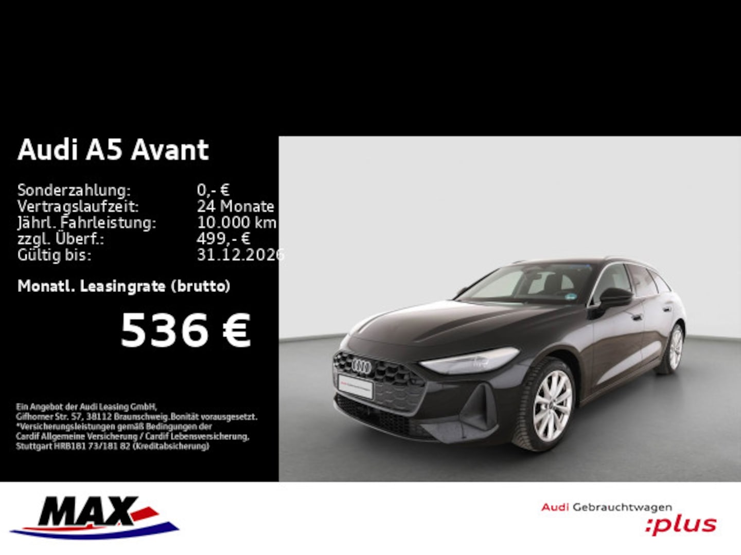 Bild über Audi A5 Avant e-hybrid e-hybrid quattro 220 kW S tronic - für weitere Informationen kontaktieren Sie den Audi Partner