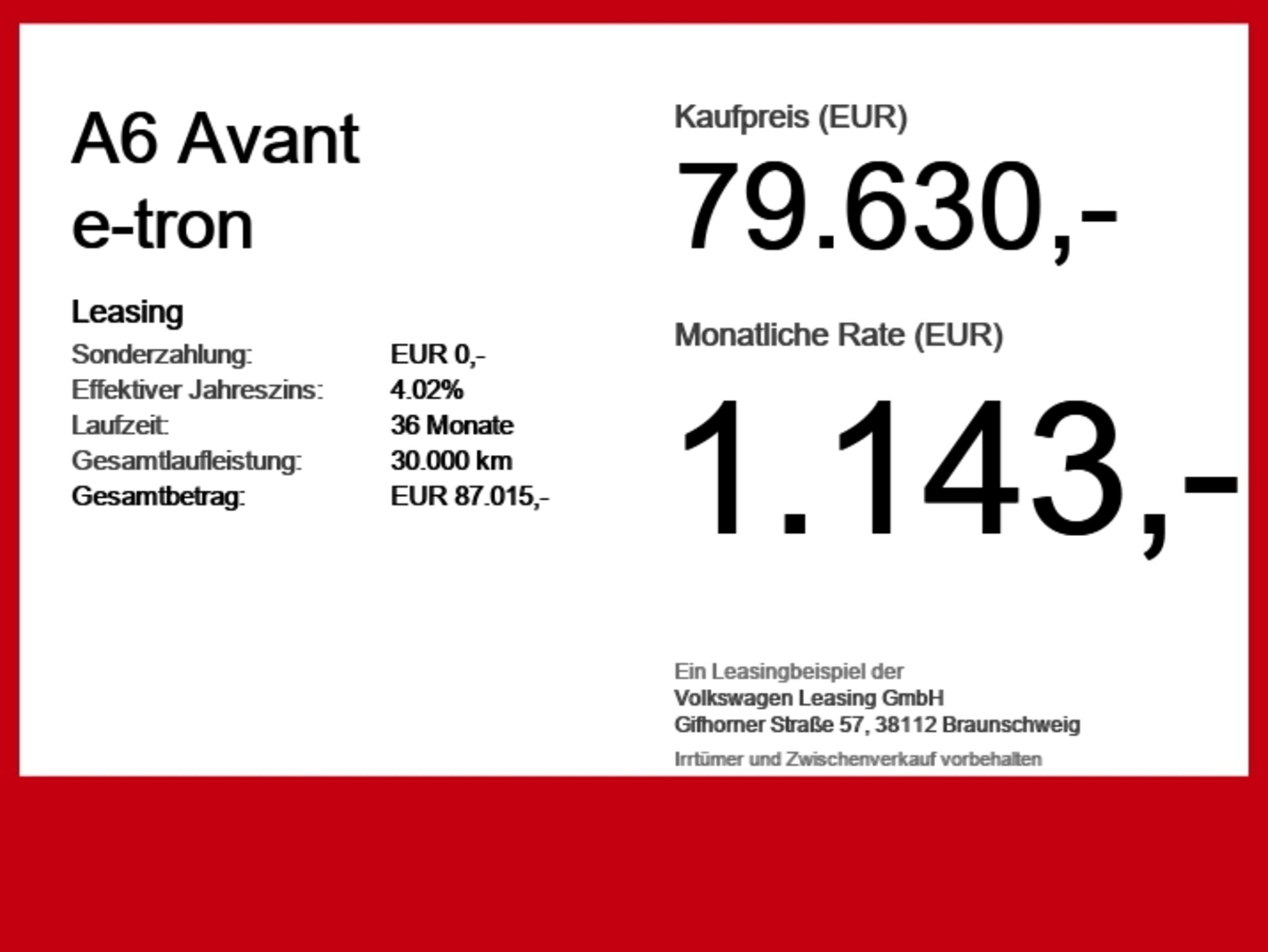 Audi A6 Avant e-tron