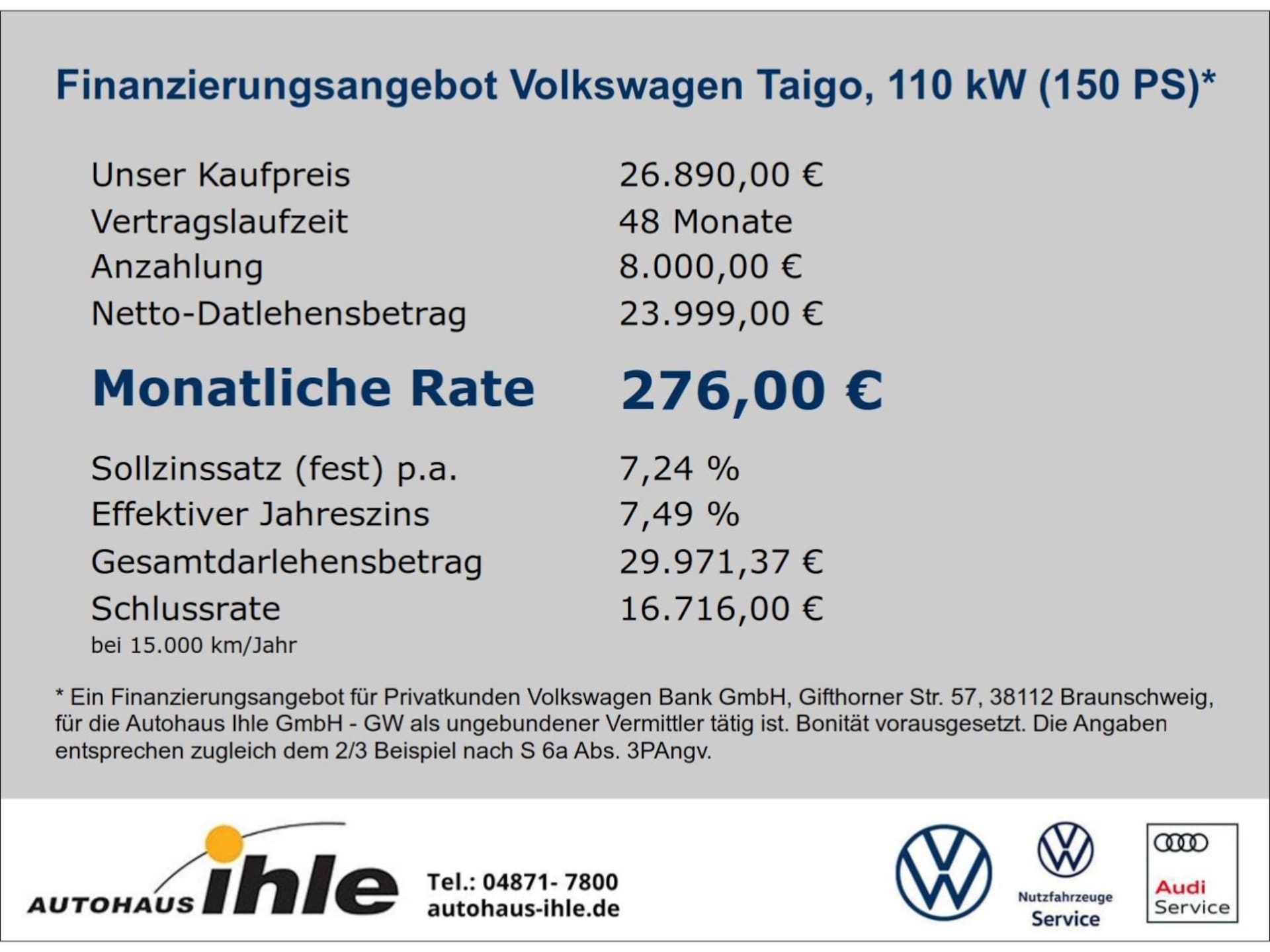 Volkswagen Taigo R-Line
