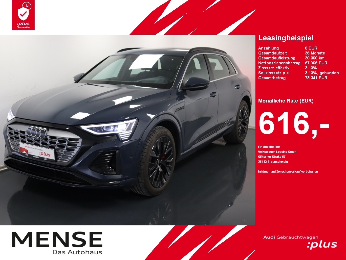 Image about Audi Q8 e-tron S line 55 e-tron quattro