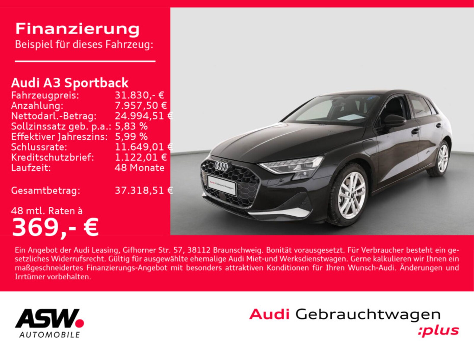Audi A3 Sportback – Bild 2