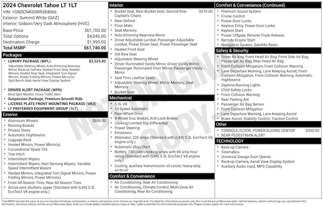2024 Chevrolet Tahoe