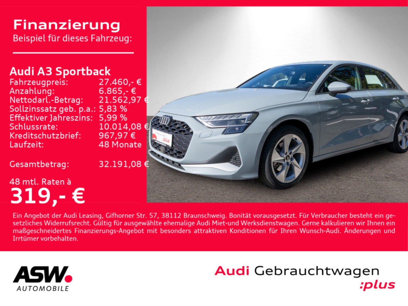 Audi A3 Sportback – Bild 2