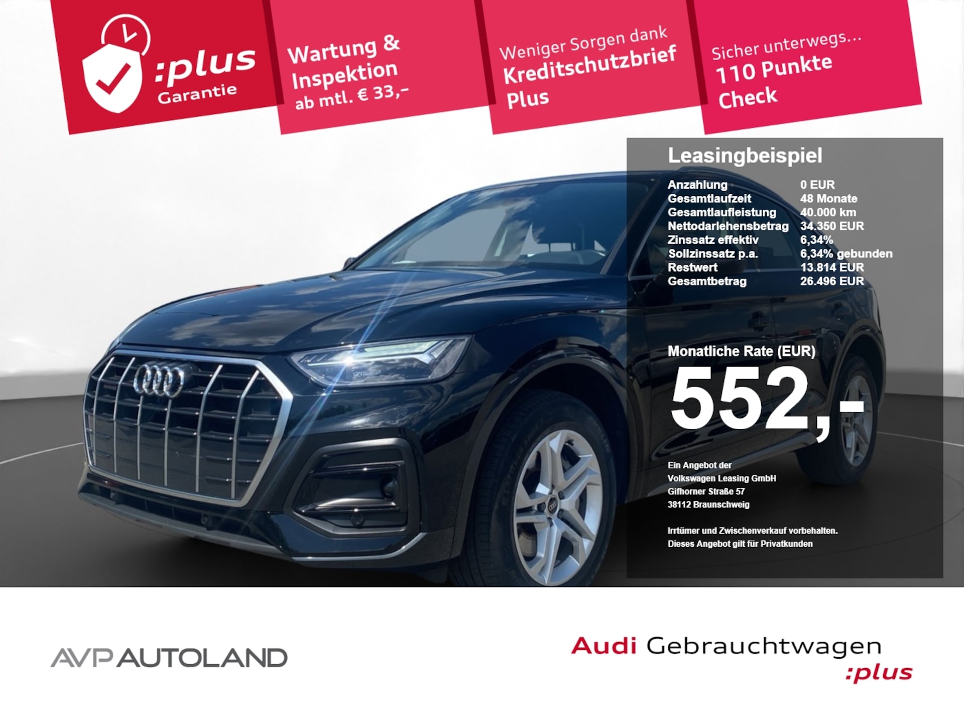 Audi Q5 Sportback TFSI e advanced