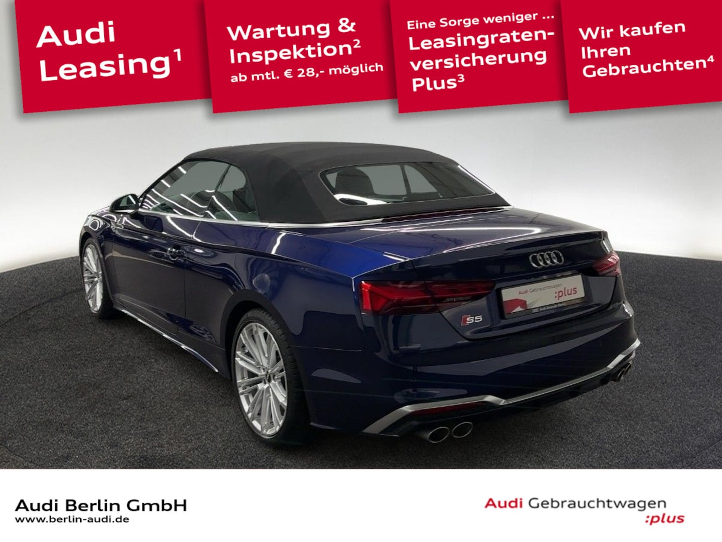 Bild über Audi S5 Cabriolet TFSI quattro tiptronic - für weitere Informationen kontaktieren Sie den Audi Partner