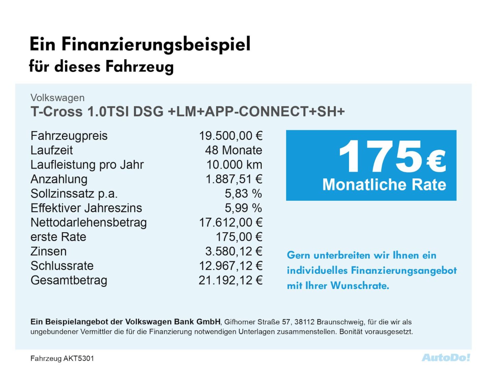 Volkswagen T-Cross Basis-Modell