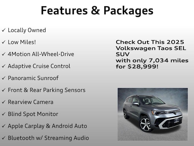 2025 Volkswagen Taos