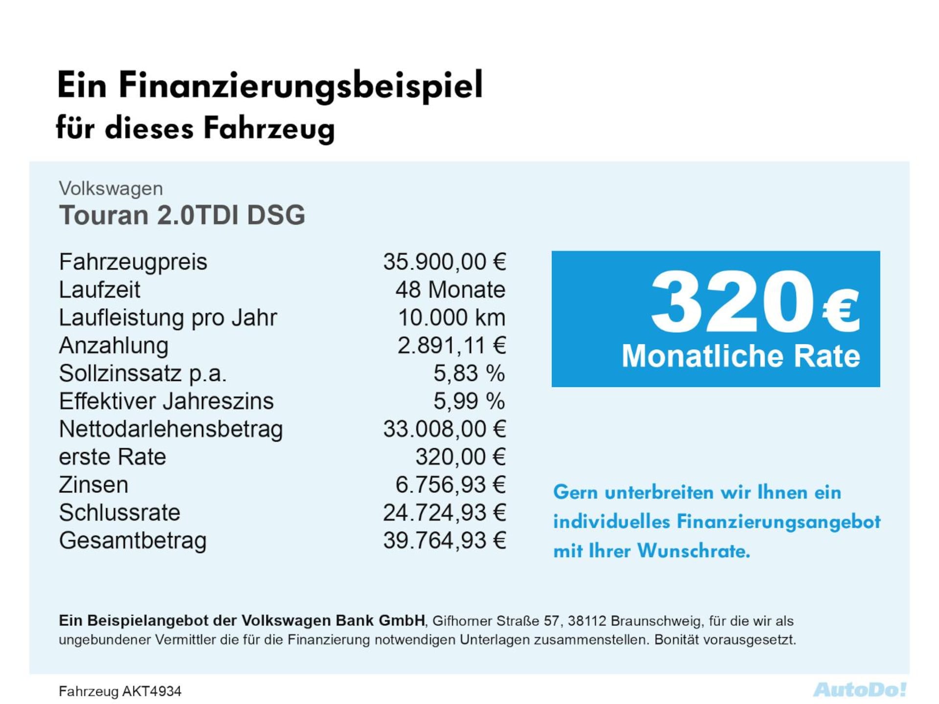 Volkswagen Touran Trendline