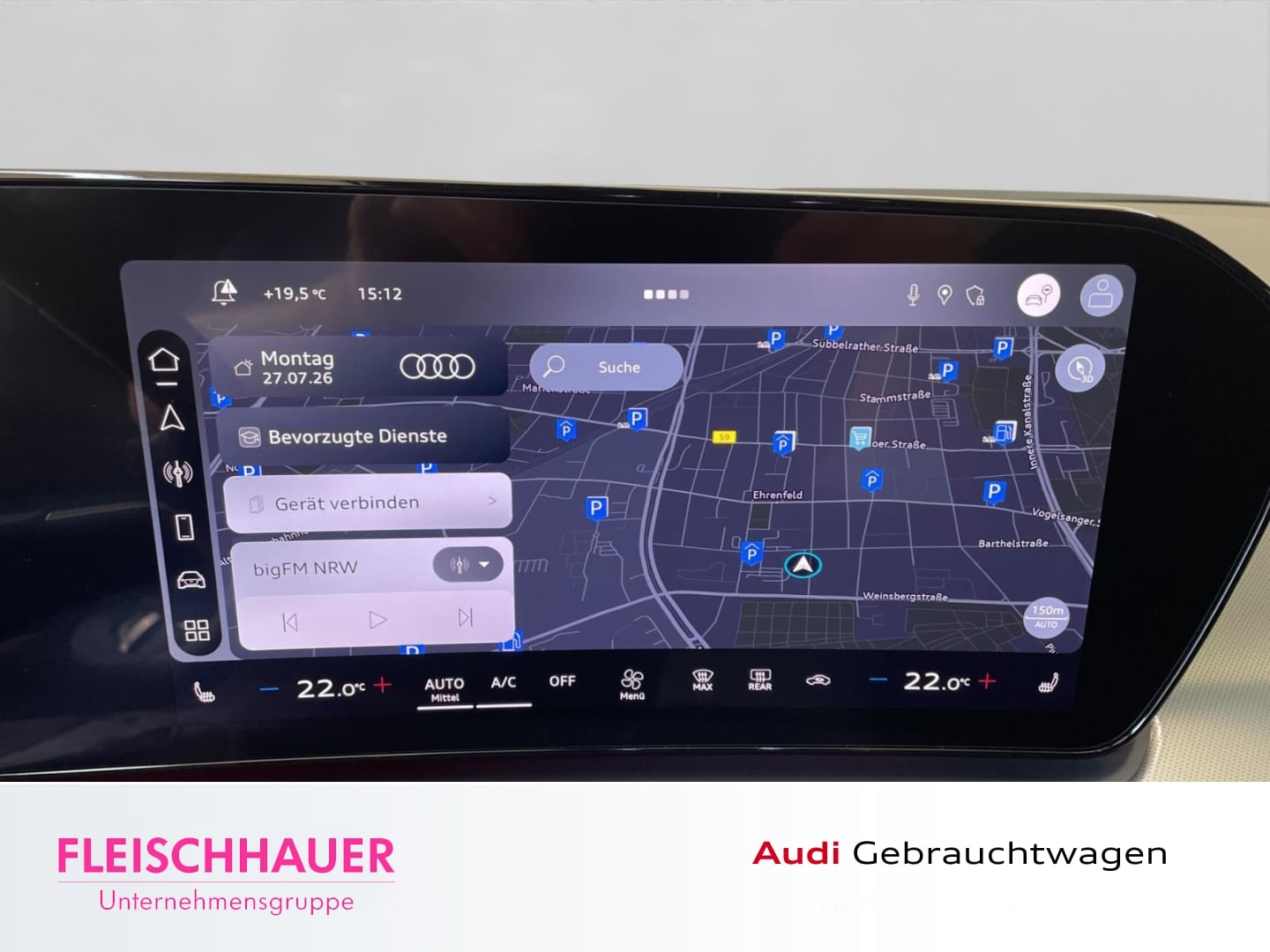 Bild über Audi Q3 Sportback TFSI quattro 150 kW S tronic - für weitere Informationen kontaktieren Sie den Audi Partner