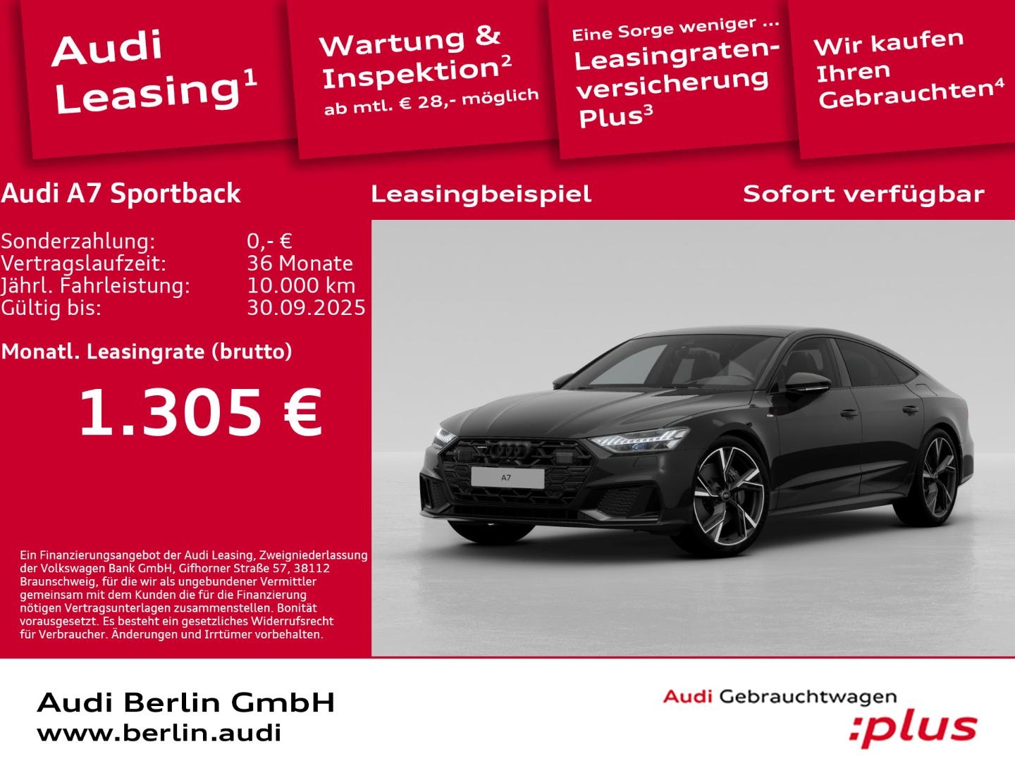 Image about Audi A7 Sportback TFSI e 50 TFSI e quattro S tronic