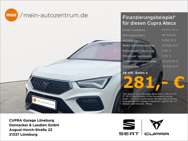 CUPRA Ateca 2.0 TSI 4Drive Alu LED Klima Akrapovic Sitzh. uvm. (D-17846)
